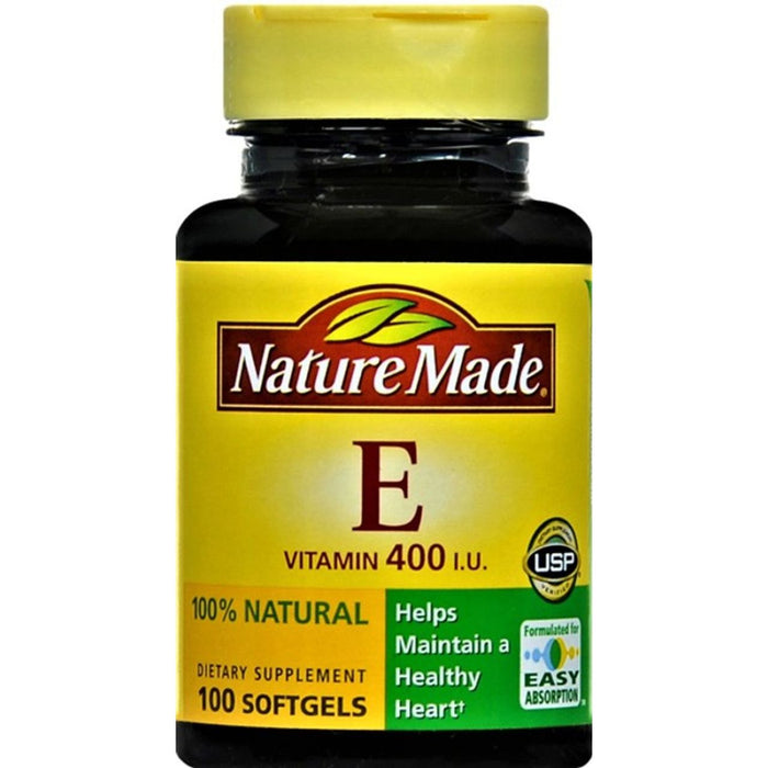 Nature Made Vitamin E Softgels 400 Iu by Pasteur Pharmacy