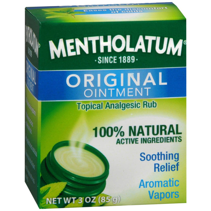 Mentholatum Original Ointment Topical Analgesic Rub 3 Oz by Pasteur Pharmacy