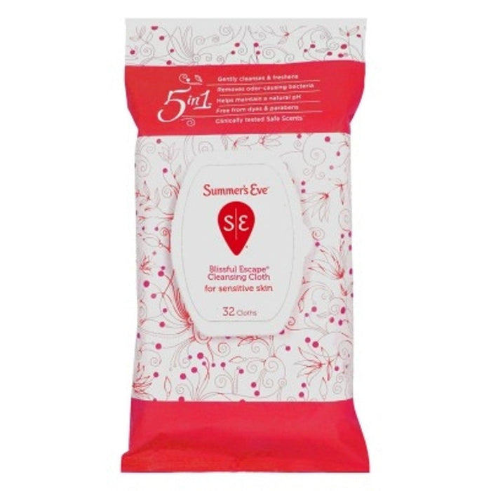 Summer's Eve Cleansing Cloths, Blissful Escape by Pasteur Pharmacy