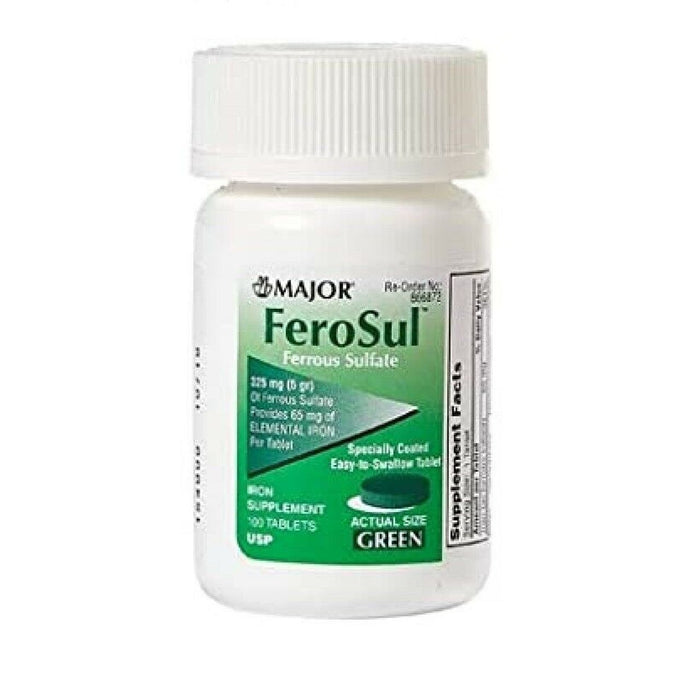 Ferrous Sulfate Green Tablets 325 Mg 100tablets by Pasteur Pharmacy