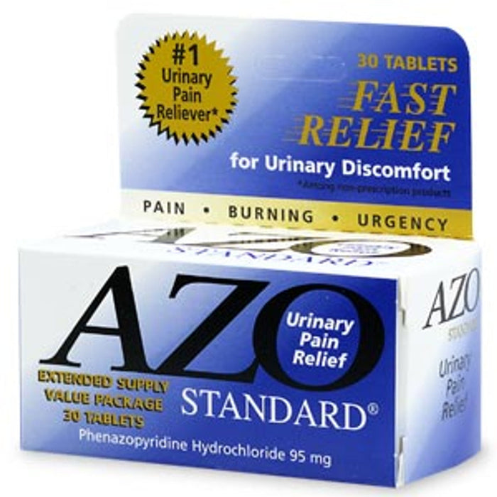 AZO Urinary Pain Relief Tablets, 95 mg (30 ct. Value Size) by Pasteur Pharmacy