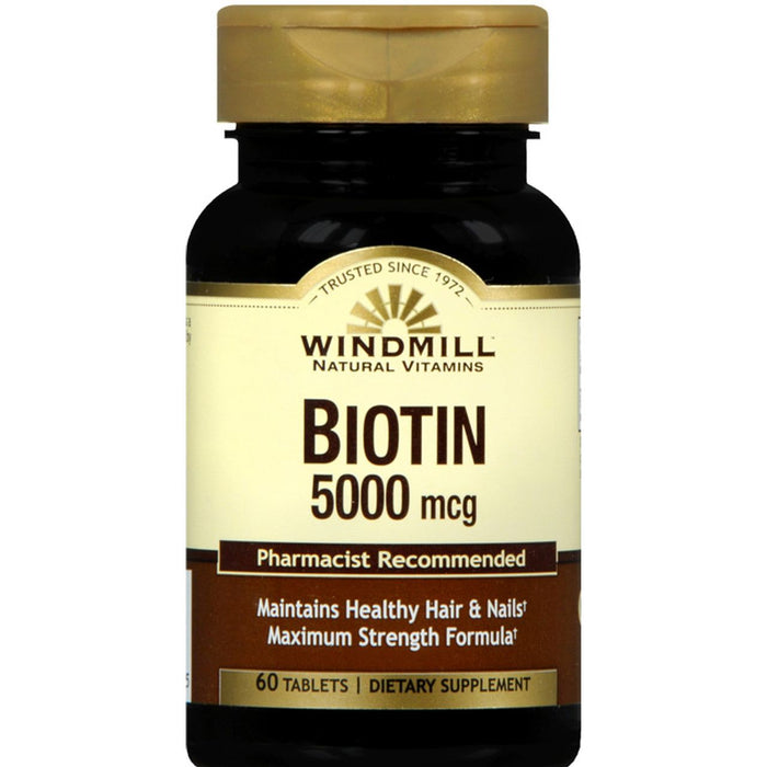 Windmill Biotin 5000 Mcg by Pasteur Pharmacy