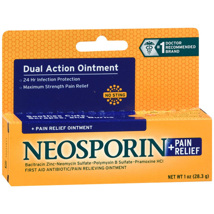 Neosporin Plus Maximum Strength Antibiotic Pain Relief Ointment, 1 Oz by Pasteur Pharmacy