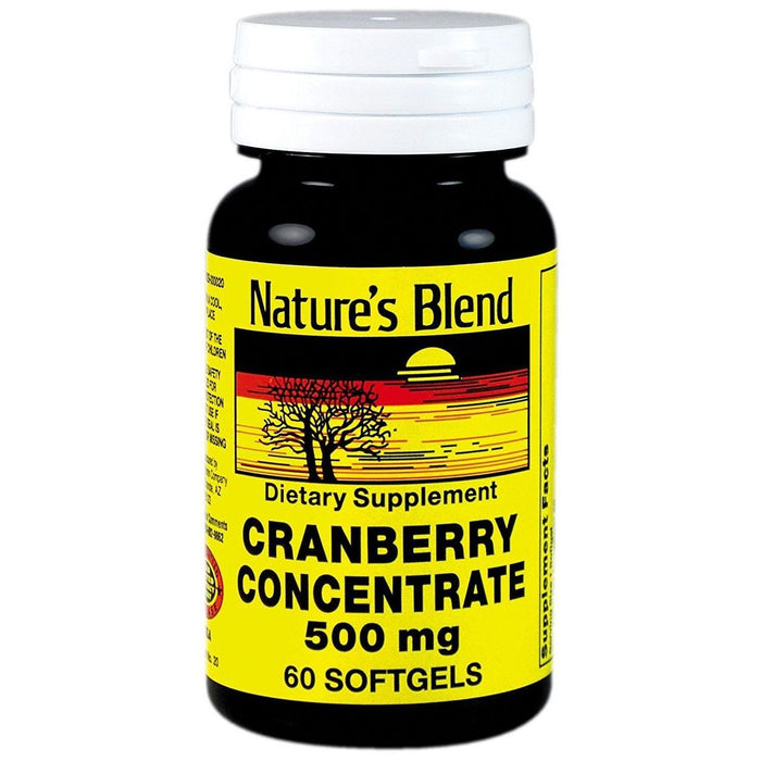 Nature's Blend Cranberry Concentrate 500 Mg Soft Gels by Pasteur Pharmacy