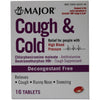 Major Cough & Cold Relief For High Blood Pressure, 16 Tablets
