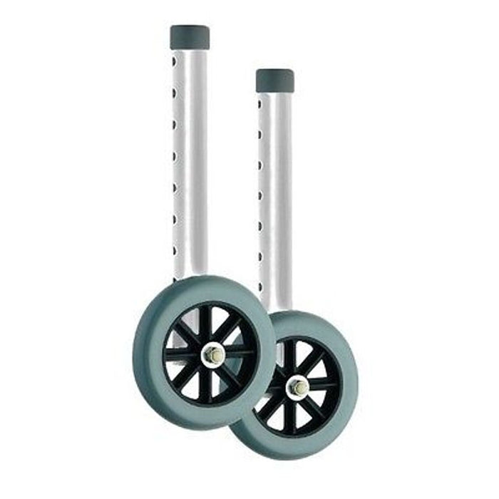 Nova 5" Wheels 410Si For 1" Field Walker Gray by Pasteur Pharmacy
