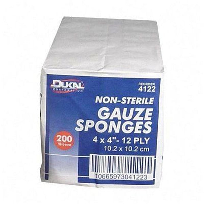 Dukal Gauze 12 Ply Ns 4X4″ 200 Sponges by Pasteur Pharmacy
