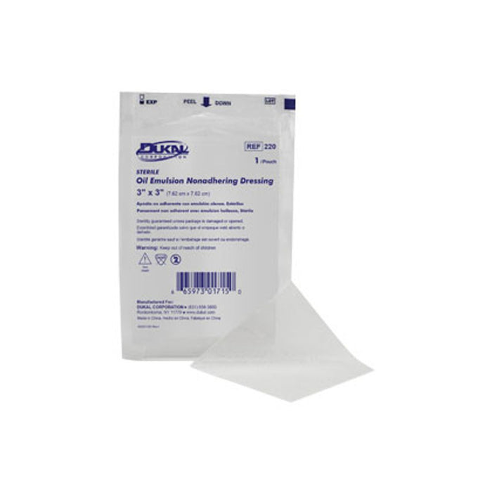 Dukal Corp Oil Emulsion Dressings Sterile 3"x 3" 50 Per Box by Pasteur Pharmacy