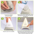 120ml Cool Mist Humidifier Ultrasonic Aroma Essential Oil Diffuser by DailySale
