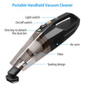 120W 8000PA Handheld Cordless Car Vacuum Cleaner with Accessory kit by DailySale