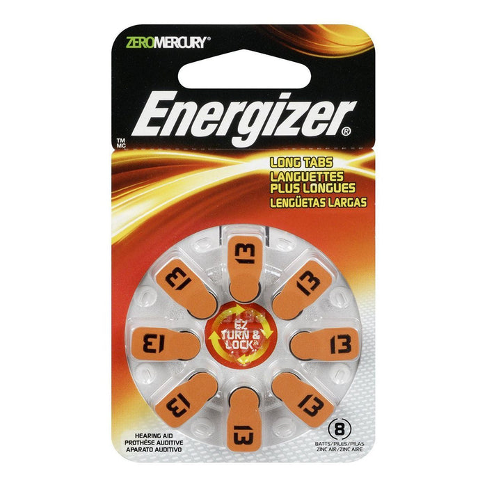 Energizer Hearing Aid Batteries Size 13, Orange Tab by Pasteur Pharmacy
