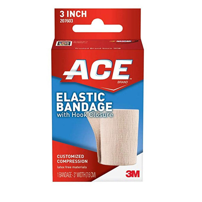 ACE Elastic Bandage, With Hook Closure, 3 Inch Width by Pasteur Pharmacy