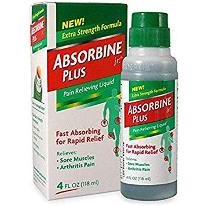 Absorbine Jr. Pain Relief Liquid 4 Oz by Pasteur Pharmacy