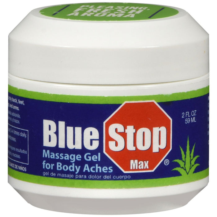 Blue Stop Max Massage Gel For Body Aches, 59ml by Pasteur Pharmacy