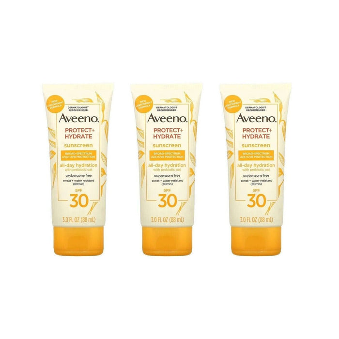 Aveeno Protect + Hydrate Body Sunscreen Lotion Spf 30 - 3 Oz by Pasteur Pharmacy