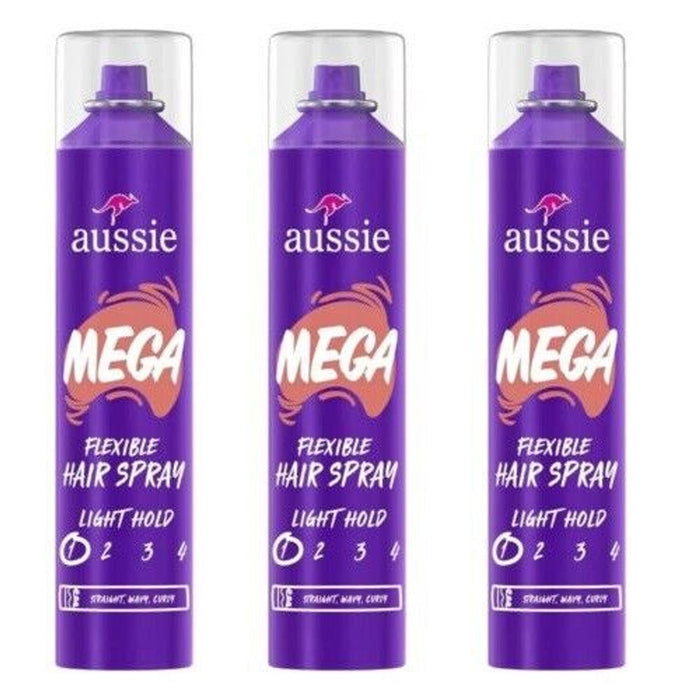 Aussie Mega Light Hold Flexible Hair Spray 10 Oz by Pasteur Pharmacy