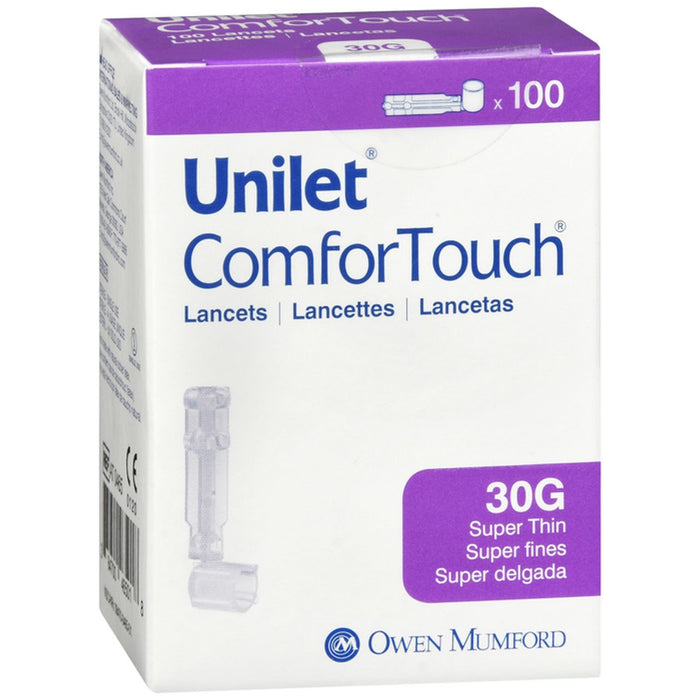 Unilet Comfortouch Lancets 30G Super Thin 100Ct by Pasteur Pharmacy