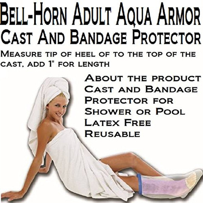 Djo Incorporated Bell-Horn Aqua Armor Cast And Bandage Protector Adult Foot-Ankle 11 (30105) by Pasteur Pharmacy