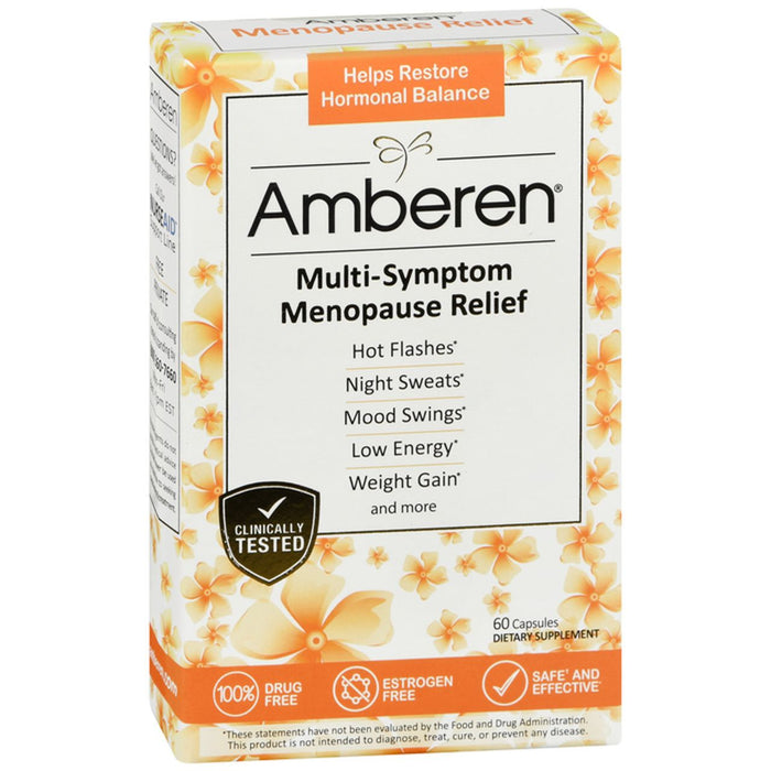 Amberen® Menopause Relief – 60 Dietary Supplement Capsules by Pasteur Pharmacy