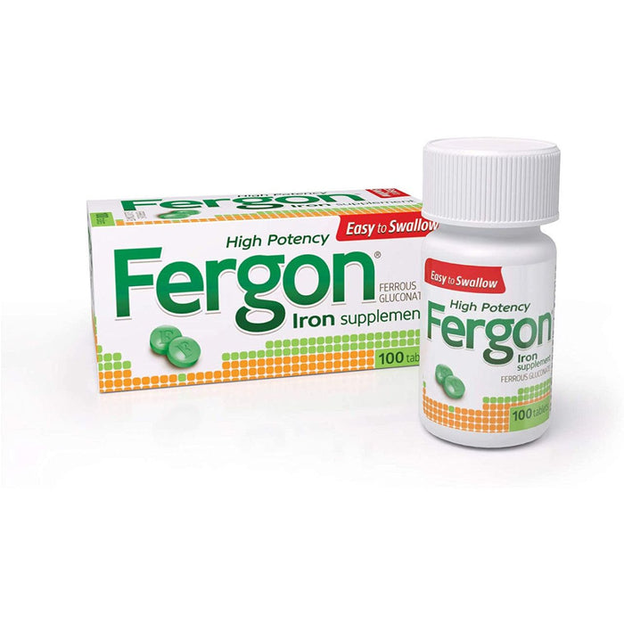 Fergon High Potency 27 Mg Iron Supplement Tablets by Pasteur Pharmacy