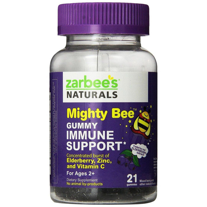 Zarbee's Daily Immune Support, With Real Elderberry, Children's, Gummies, Natural Berry Flavor by Pasteur Pharmacy