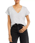 Aqua V Neck Tee, Size XS by Vanessa Jane