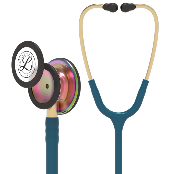Littmann Classic III Monitoring Stethoscope Rainbow Finish Caribbean Blue L5807RB-CAR by Pasteur Pharmacy