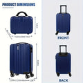 2-Piece Spinner Luggage Set – 20” Carry-On & 14” Crossbody Handbag by DailySale