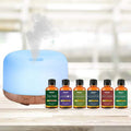 7-Piece Set: 5-in-1 Premium Ultrasonic Aromatherapy Diffuser with Essential Oil by DailySale