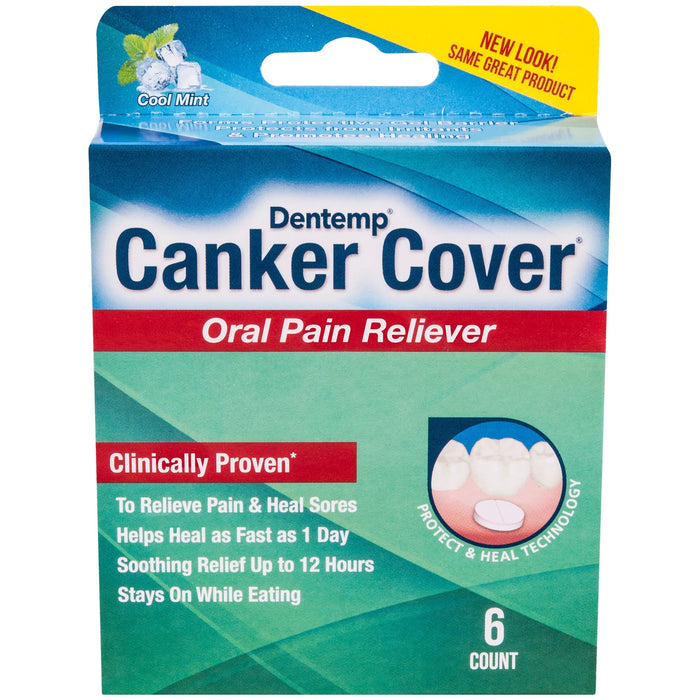 Dentemp Canker Cover Oral Pain Reliever Cool Mint by Pasteur Pharmacy