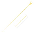 Bead Links Saturn Chain in 14k Yellow Gold (3.5mm) by Bids.com