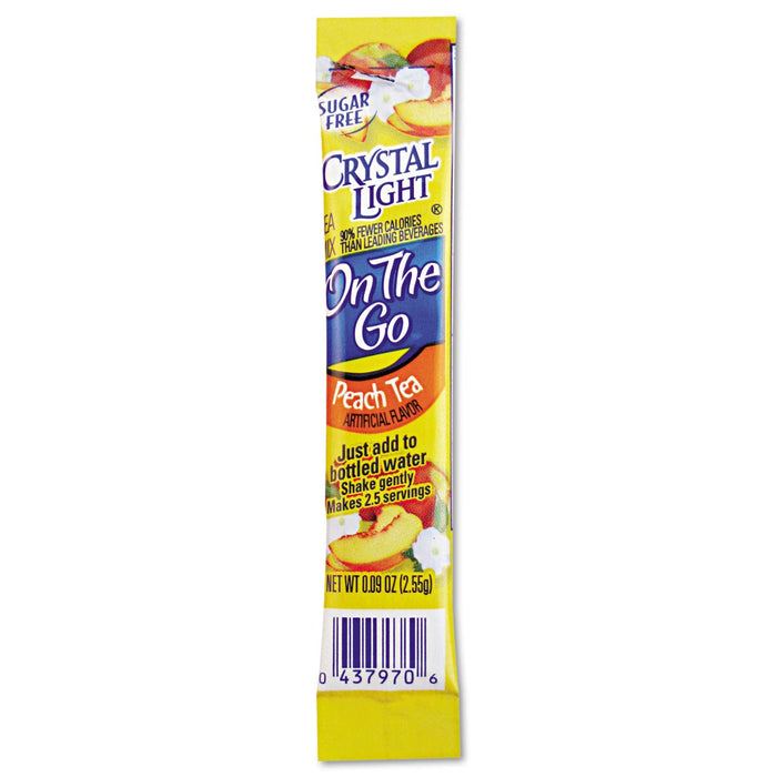 Crystal Light Flavored Drink Mix, Peach Tea, 30 .09oz Packets/Box