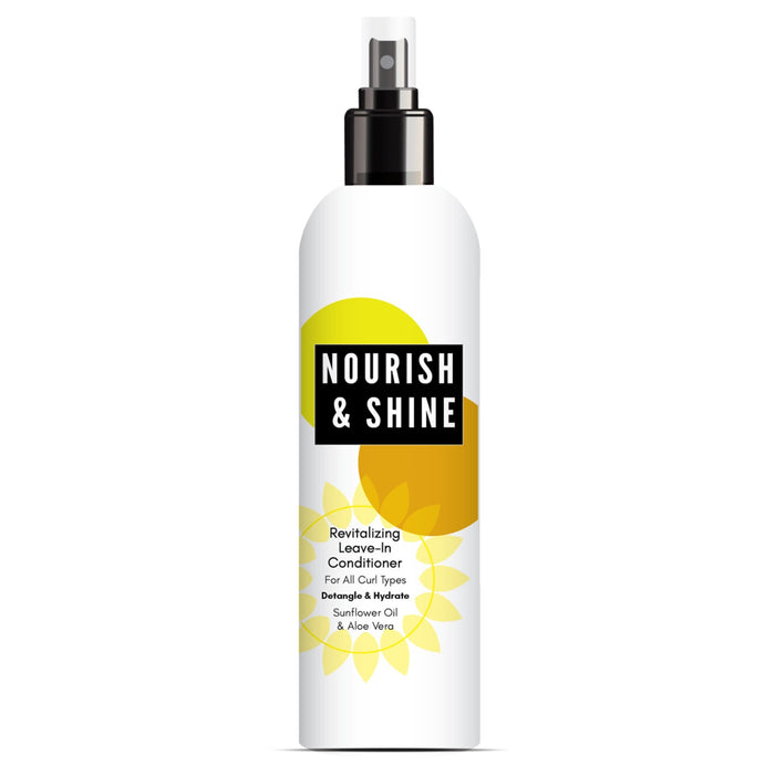 Nourish & Shine Revitalizing All Curl Types Leave-In Conditioner 8oz by Pasteur Pharmacy