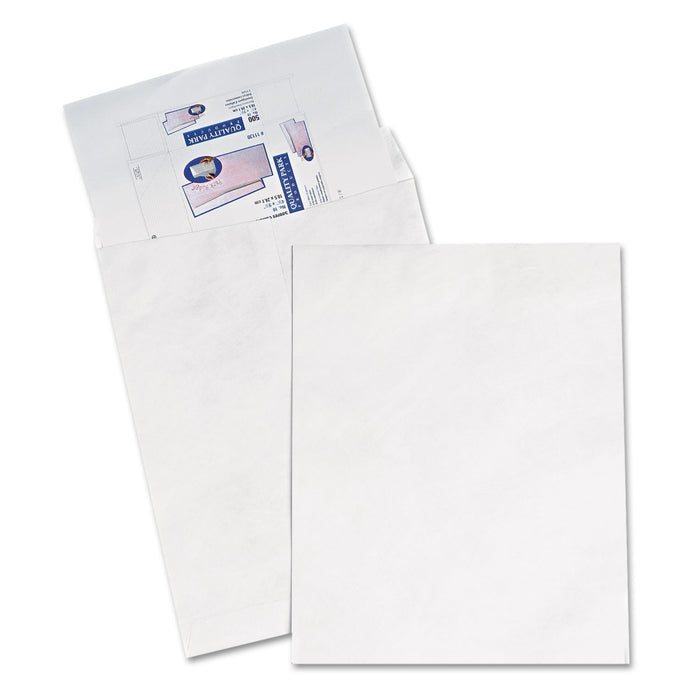 Survivor Heavyweight 18 lb Tyvek Catalog Mailers, Square Flap, Redi-Strip Adhesive Closure, 14.25 x 20, White, 25/Box