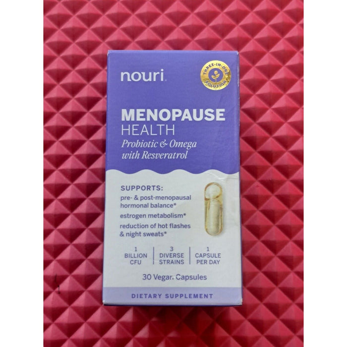 Nouri Menopause Health Probiotic Capsules 30 Ct by Pasteur Pharmacy