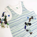 tank romper | pin stripes by Finn + Emma