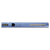 Quartet Brilliant Green Laser Pointer, Class 2, Projects 1,640 ft, Blue Barrel