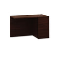 HON 10500 Series L Workstation Return, Full-Height Right Ped, 48w x 24d x 29.5h, Mahogany