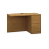 HON 10500 Series L Workstation Return, Full-Height Right Ped, 48w x 24d x 29.5h, Harvest
