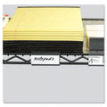 Alera Wire Shelving Shelf Tag, Side Load, 3" Long, Gray, 10/Pack