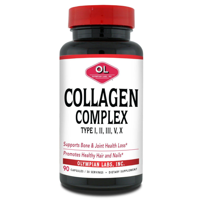 Olympian Labs Collagen Complex Type I, II, III, V, X - 90 ct by Pasteur Pharmacy