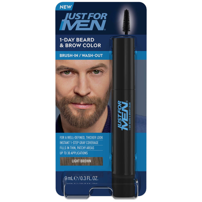 Just For Men 1-Day Beard & Brow Color - Light Brown by Pasteur Pharmacy
