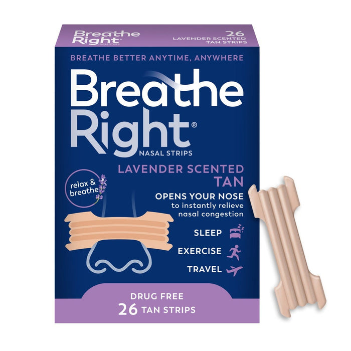 Breathe Right Calming Lavender Scented Nasal Strips by Pasteur Pharmacy