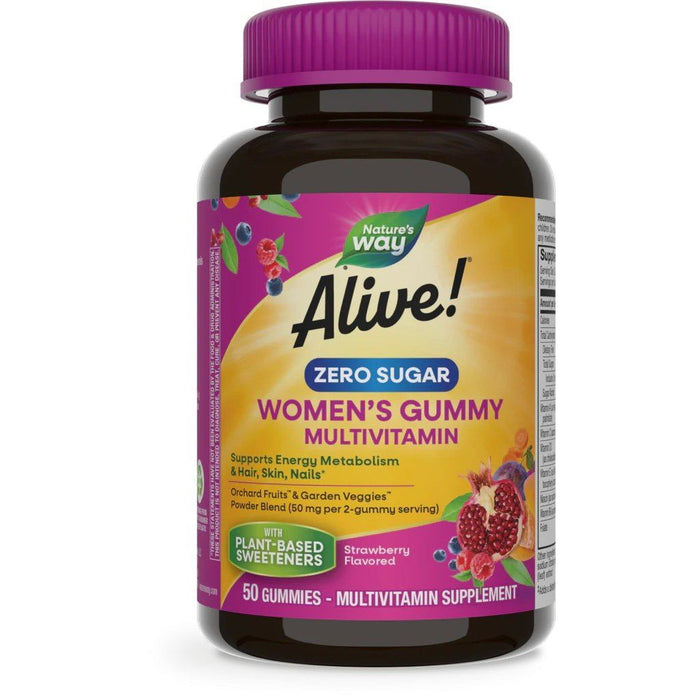 Nature's Way® Alive!® Zero Sugar Women's Gummy Multivitamin – Premium Support by Pasteur Pharmacy