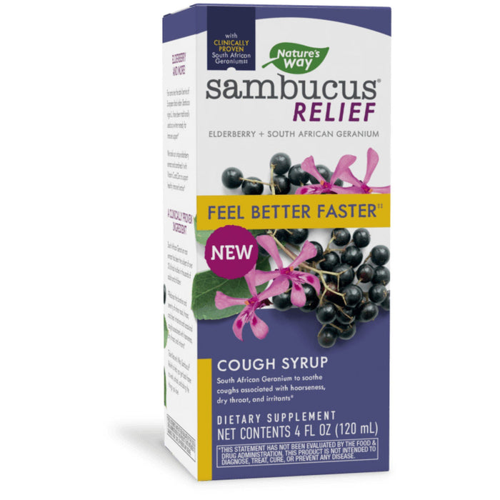 Nature's Way Sambucus Relief Adult Cough Syrup, 1 Each, 4 Oz by Pasteur Pharmacy