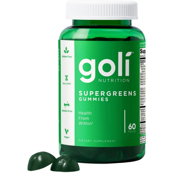 Goli Nutrition Vegan Supergreens Gummies by Pasteur Pharmacy