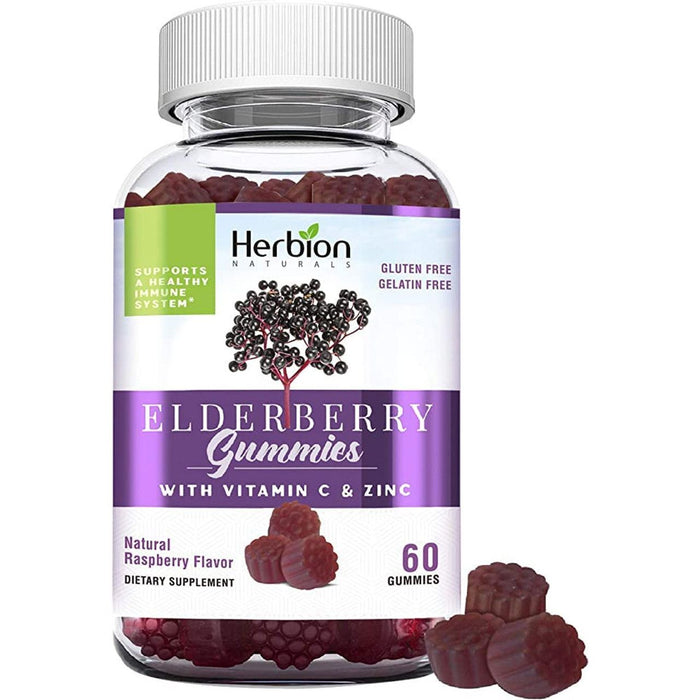 Herbion Naturals Elderberry Gummies With Vitamin C & Zinc by Pasteur Pharmacy