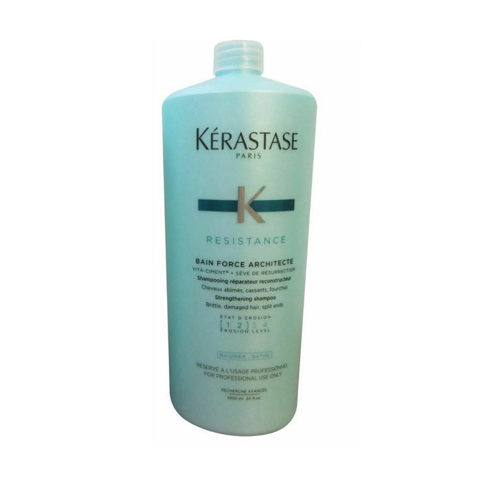 Kerastase Resistance Bain Force Architecte Shampoo 34 Fluid Ounce by Pasteur Pharmacy