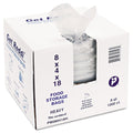 Inteplast Group Food Bags, 8 qt, 1 mil, 8" x 18", Clear, 1,000/Carton