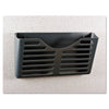 Universal Recycled Plastic Cubicle Single File Pocket, Cubicle Pins Mount, 13.5 x 3 x 7, Charcoal